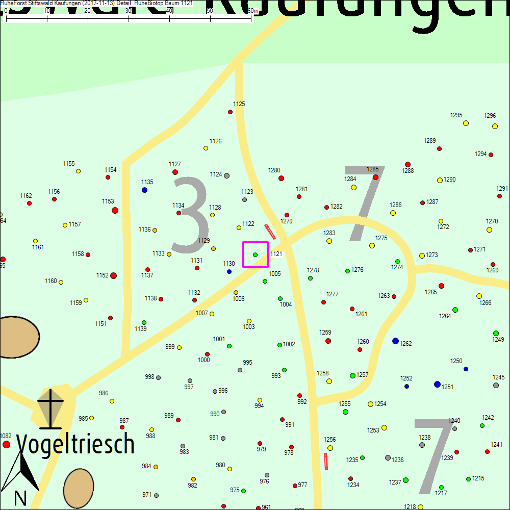 Detailkarte zu Baum 1121