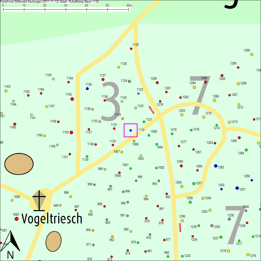 Detailkarte zu Baum 1130