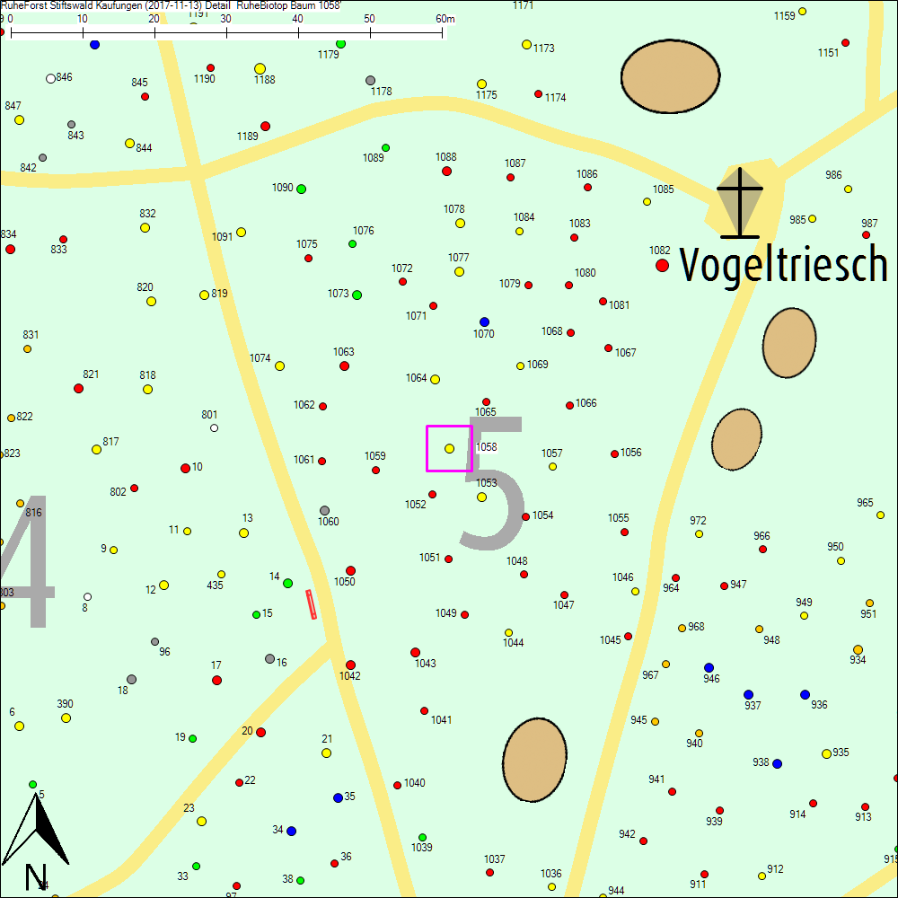 Detailkarte zu Baum 1058