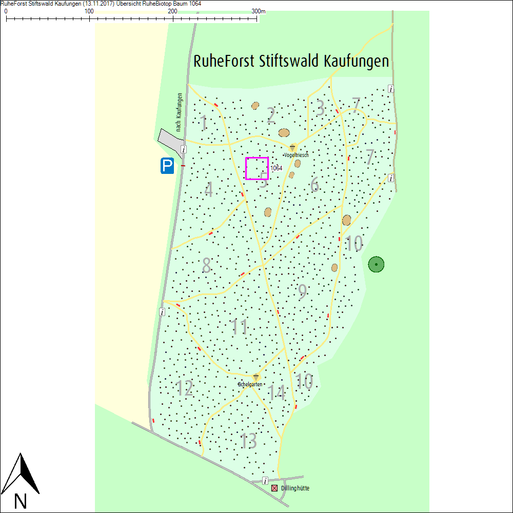 &Uuml;bersichtskarte zu Baum 1064