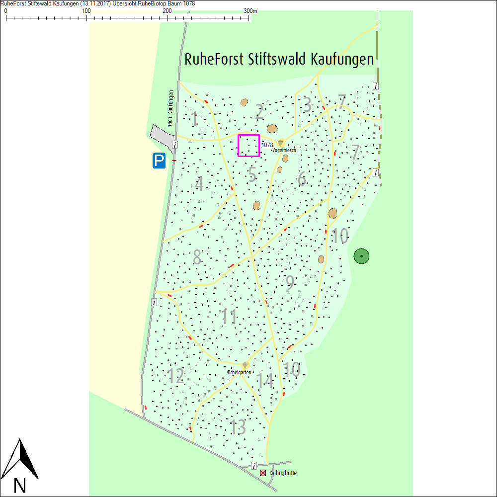 &Uuml;bersichtskarte zu Baum 1078