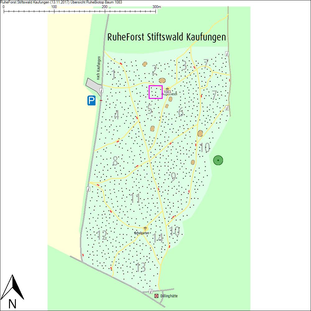 &Uuml;bersichtskarte zu Baum 1083
