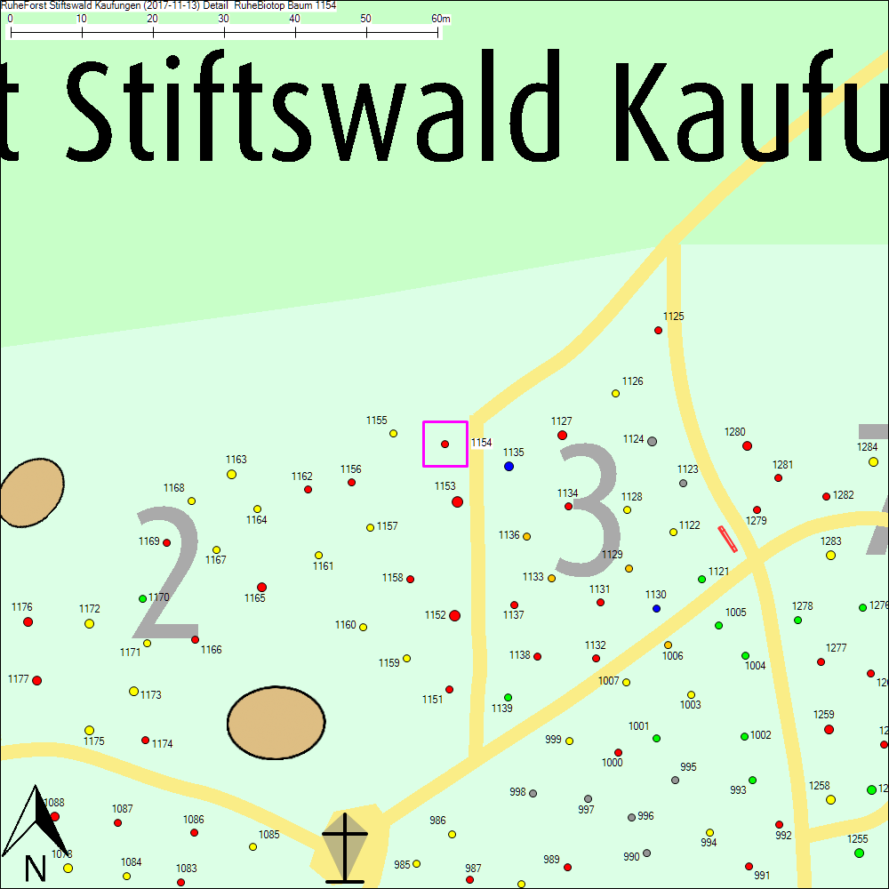 Detailkarte zu Baum 1154