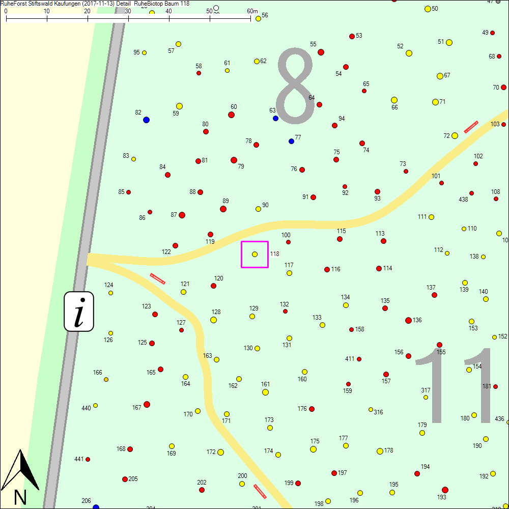 Detailkarte zu Baum 118