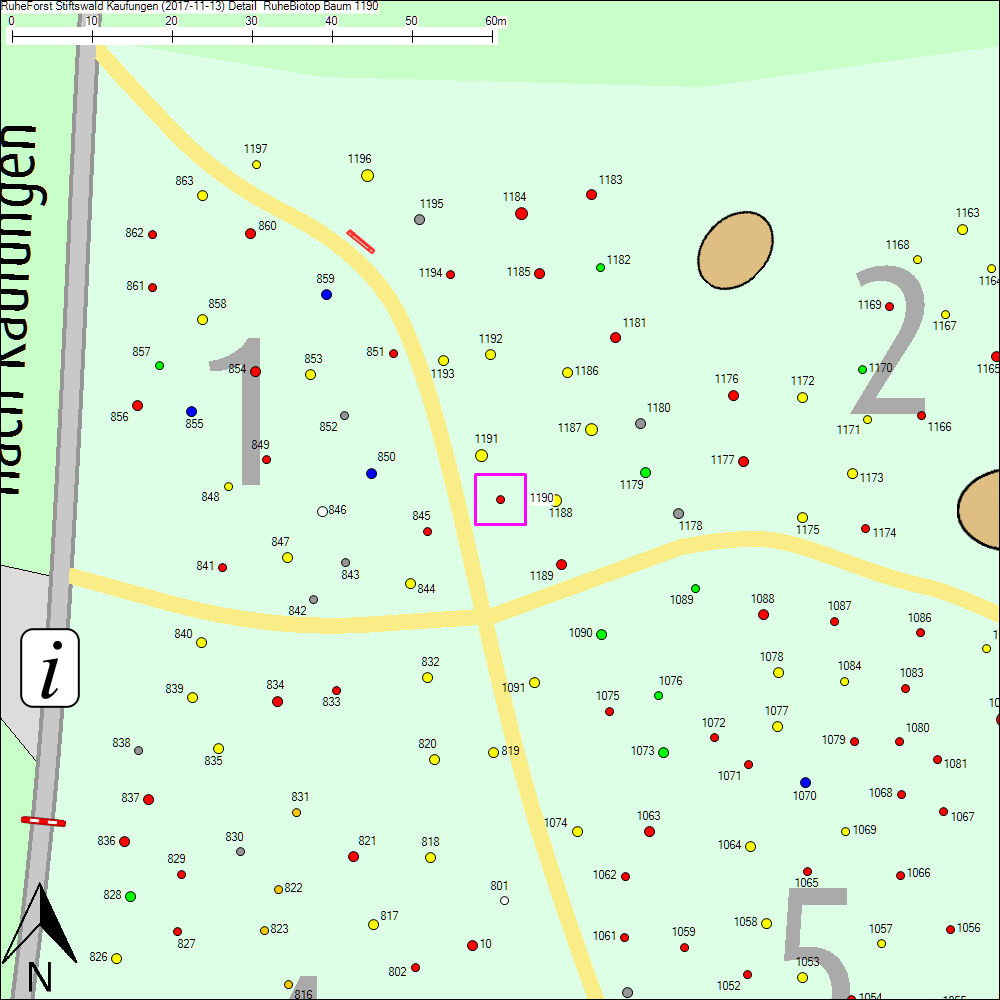 Detailkarte zu Baum 1190