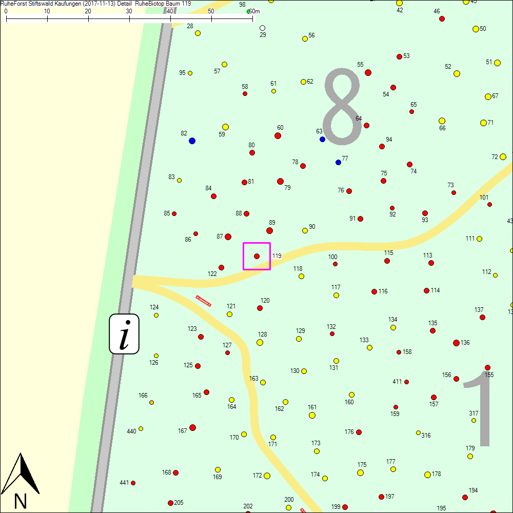 Detailkarte zu Baum 119