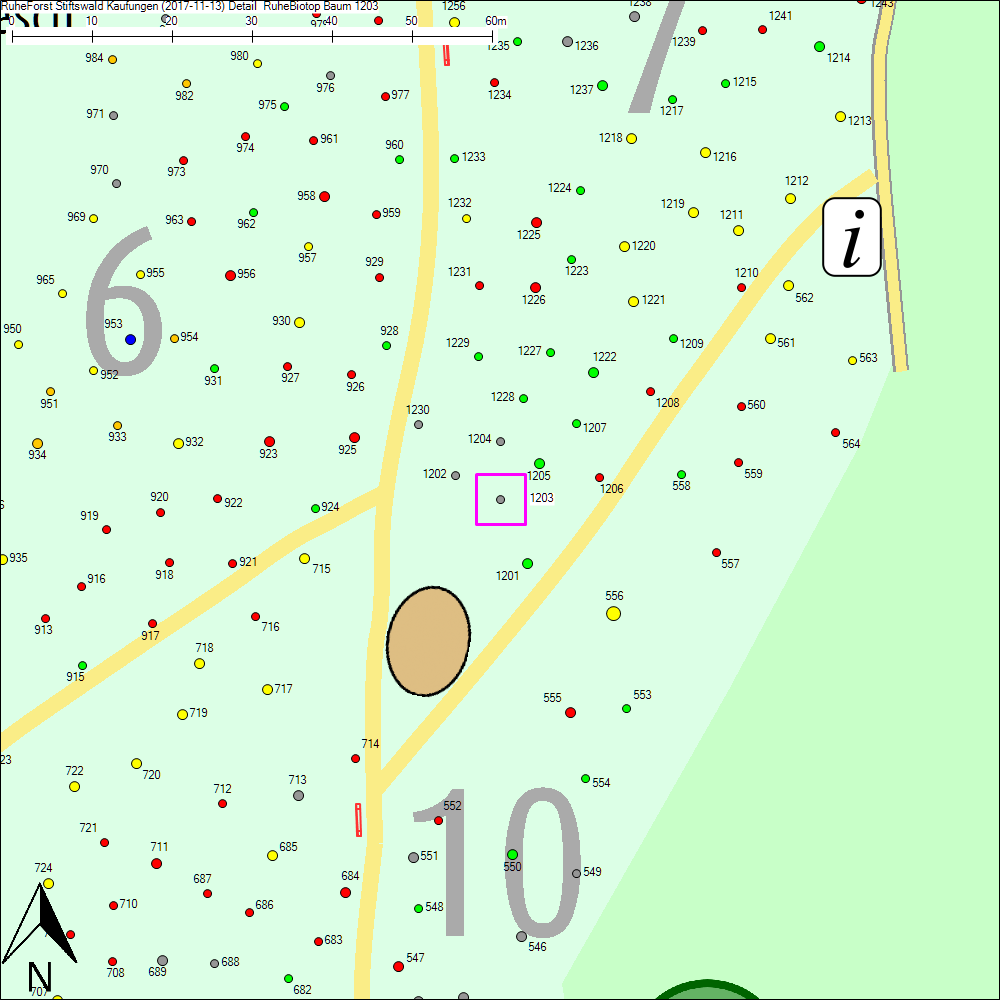 Detailkarte zu Baum 1203