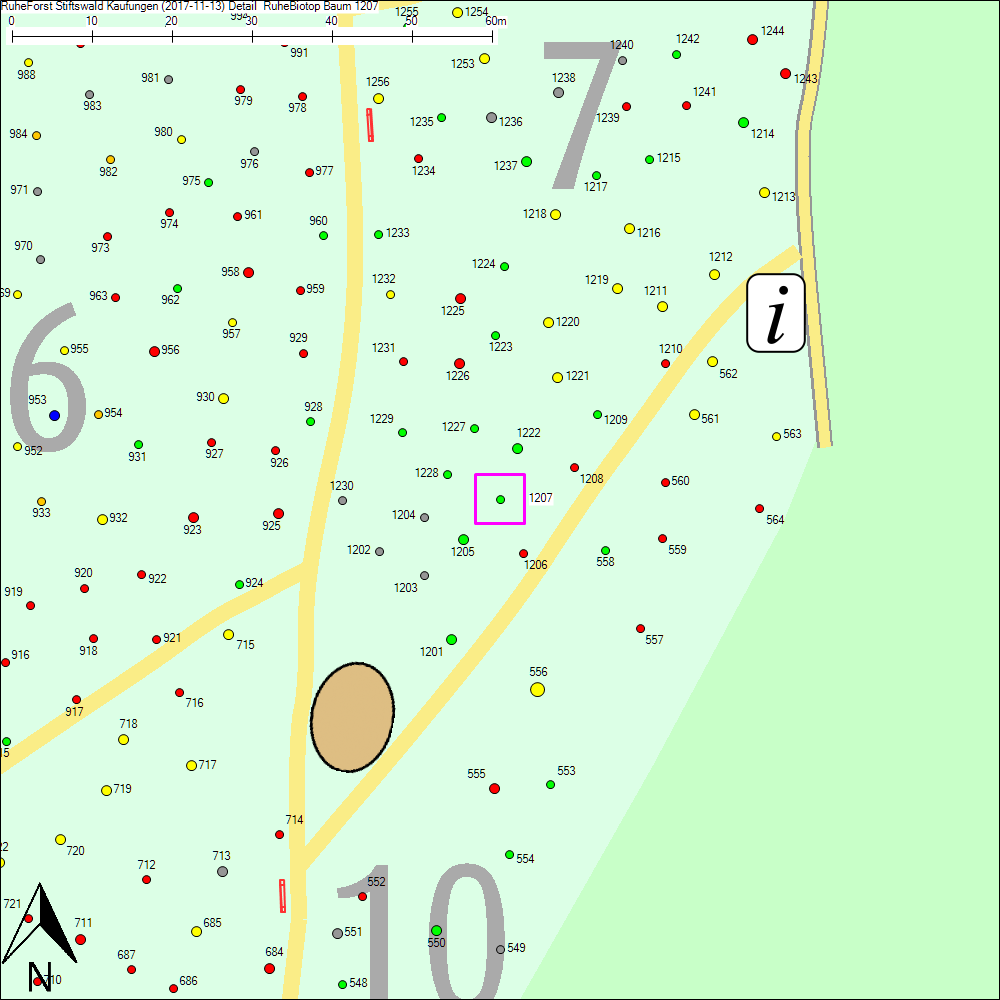 Detailkarte zu Baum 1207