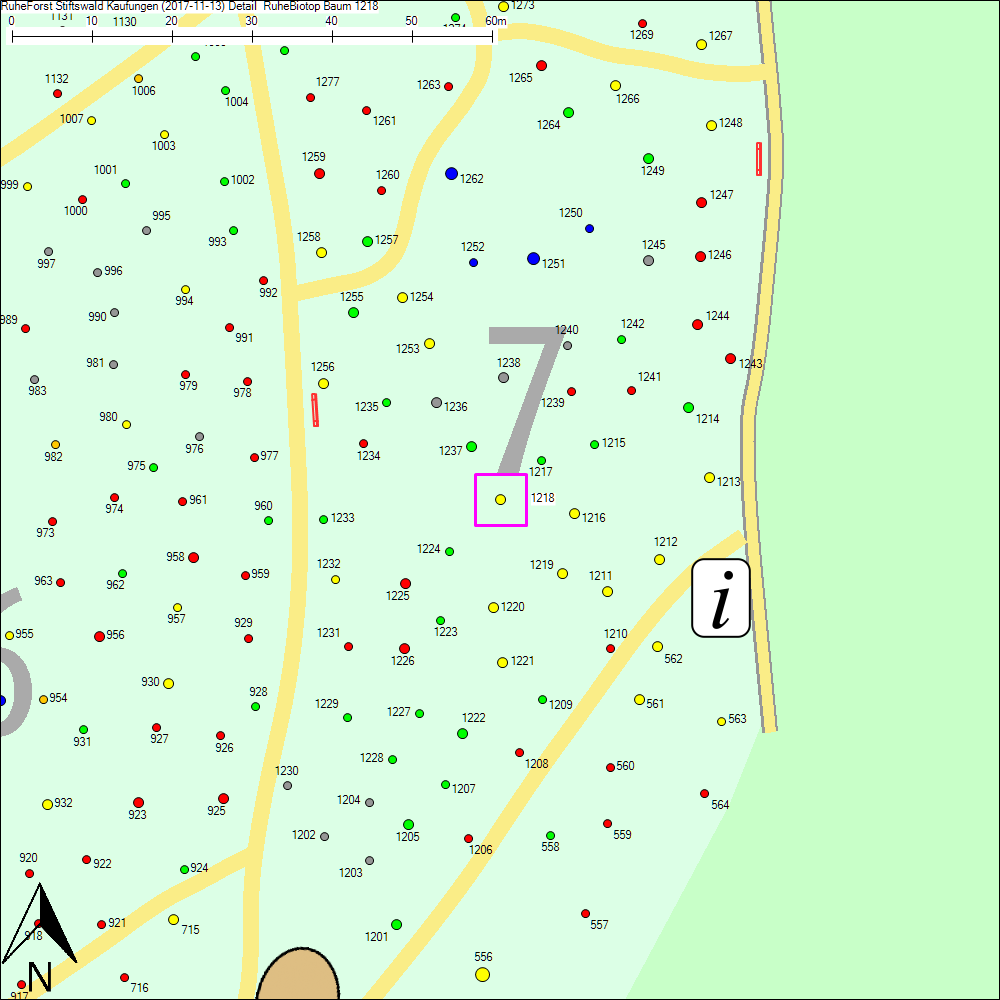 Detailkarte zu Baum 1218