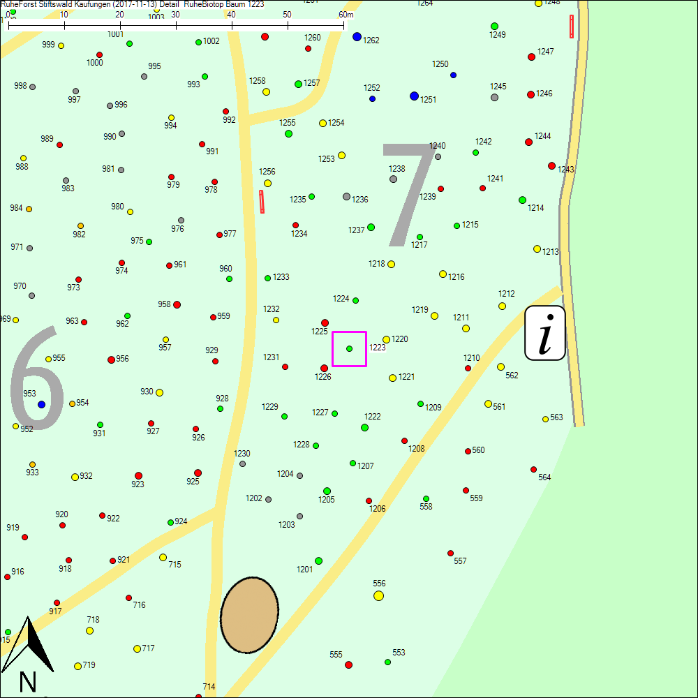 Detailkarte zu Baum 1223