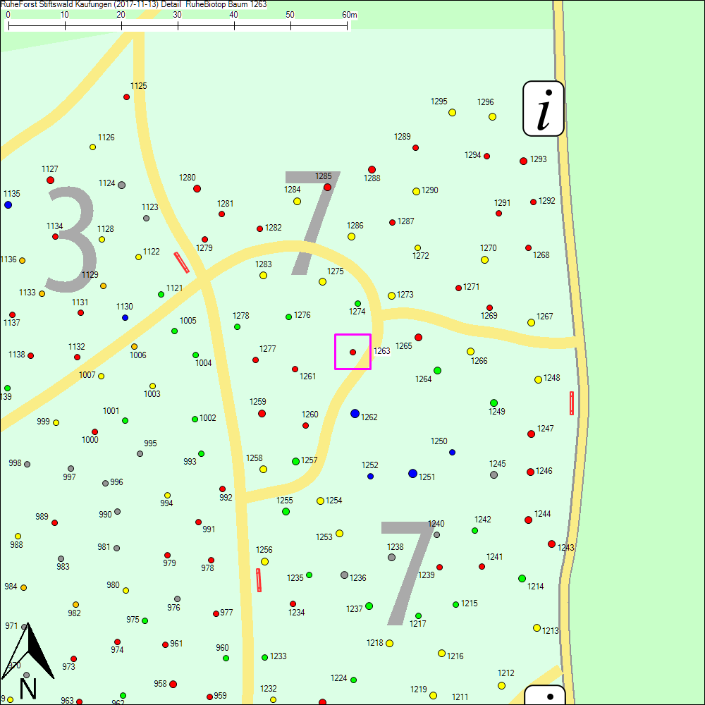 Detailkarte zu Baum 1263