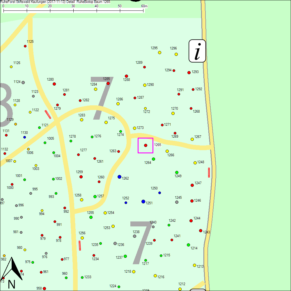 Detailkarte zu Baum 1265