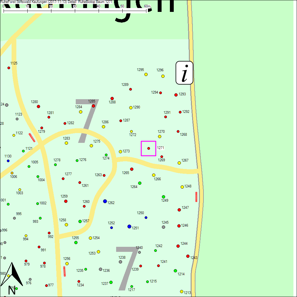 Detailkarte zu Baum 1271
