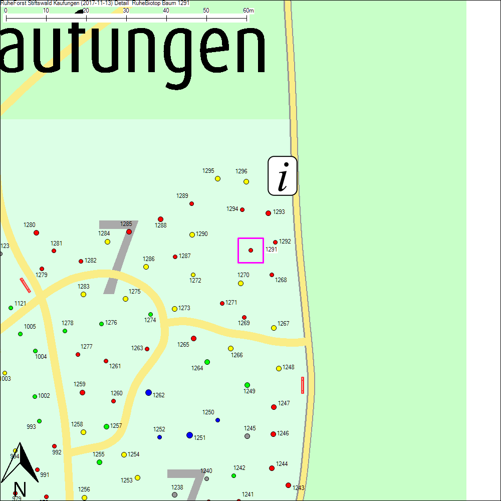 Detailkarte zu Baum 1291