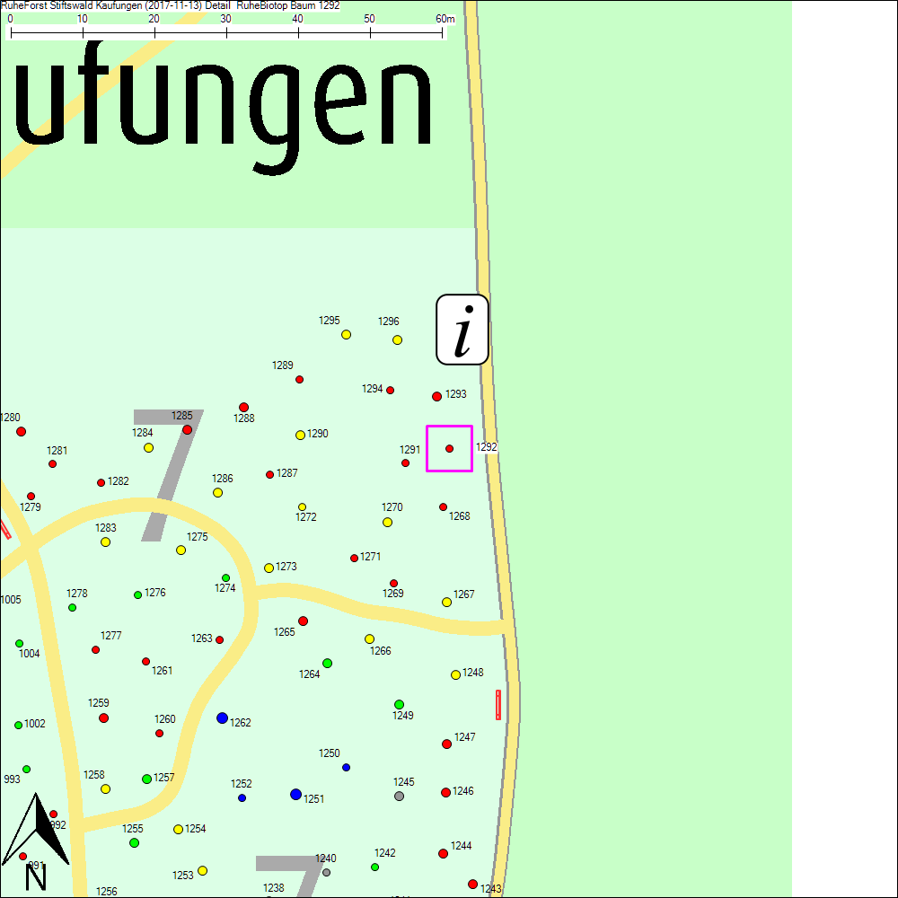 Detailkarte zu Baum 1292