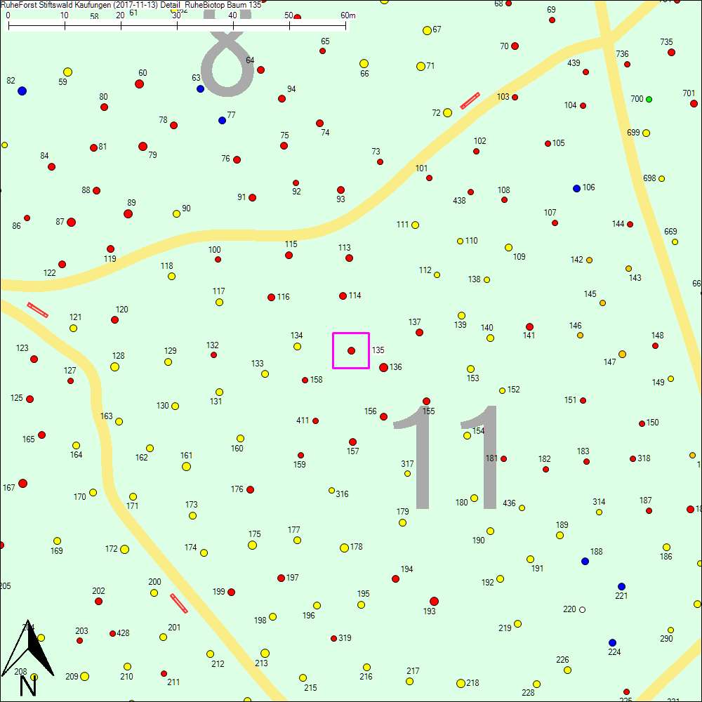 Detailkarte zu Baum 135