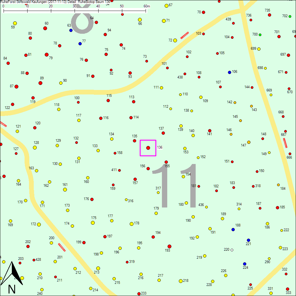 Detailkarte zu Baum 136