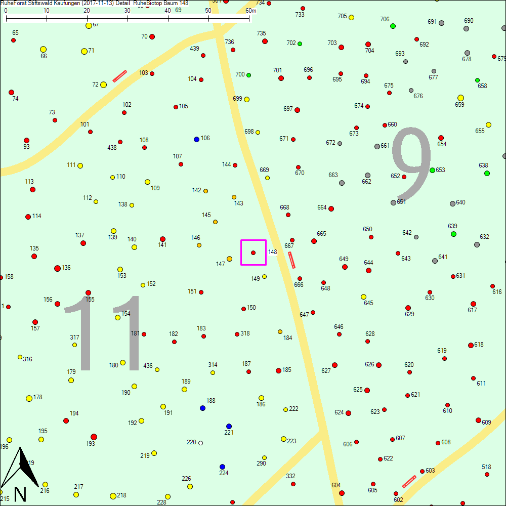Detailkarte zu Baum 148