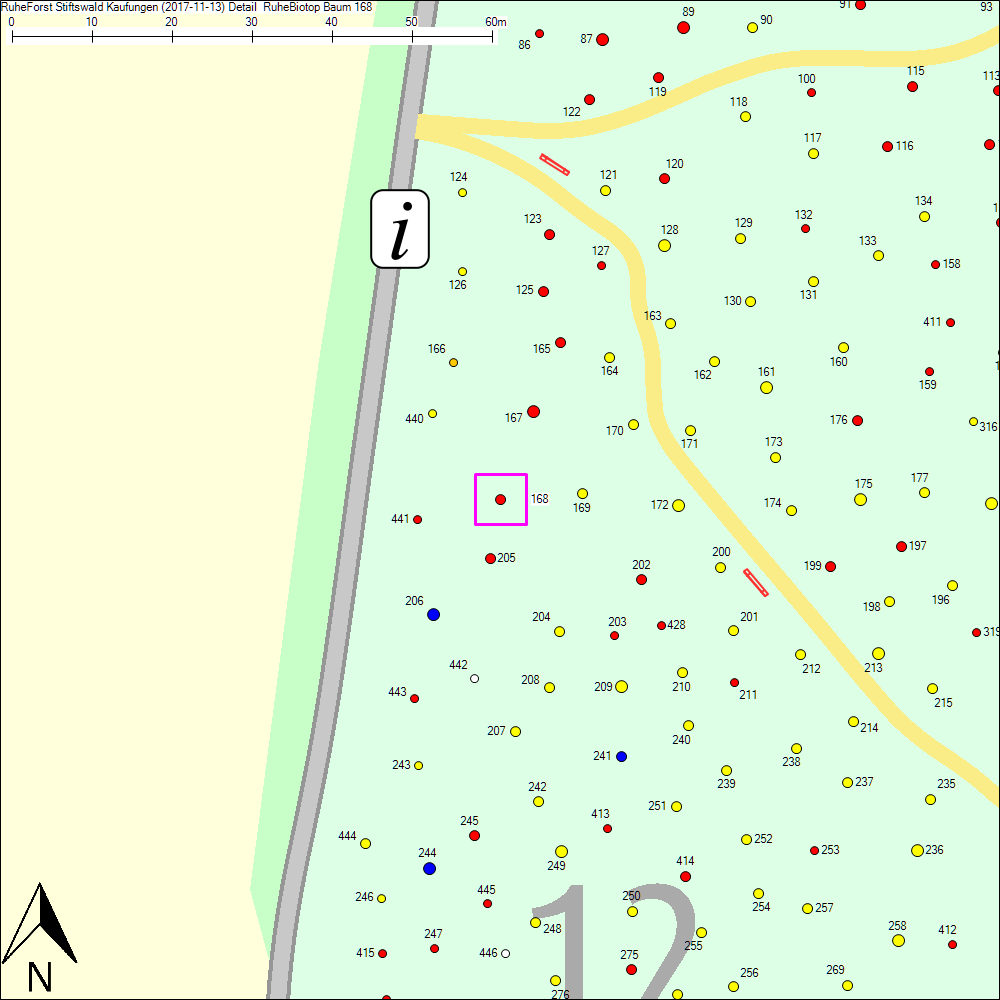 Detailkarte zu Baum 168
