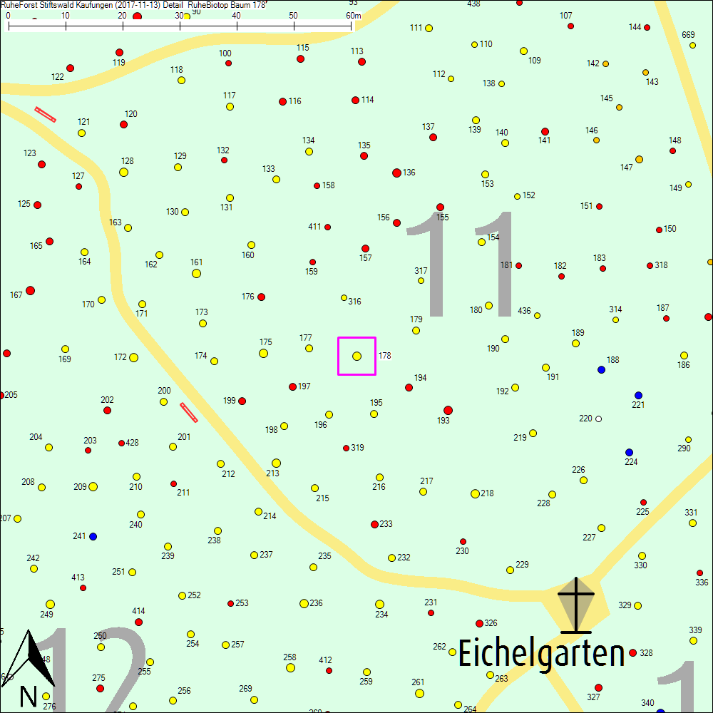 Detailkarte zu Baum 178
