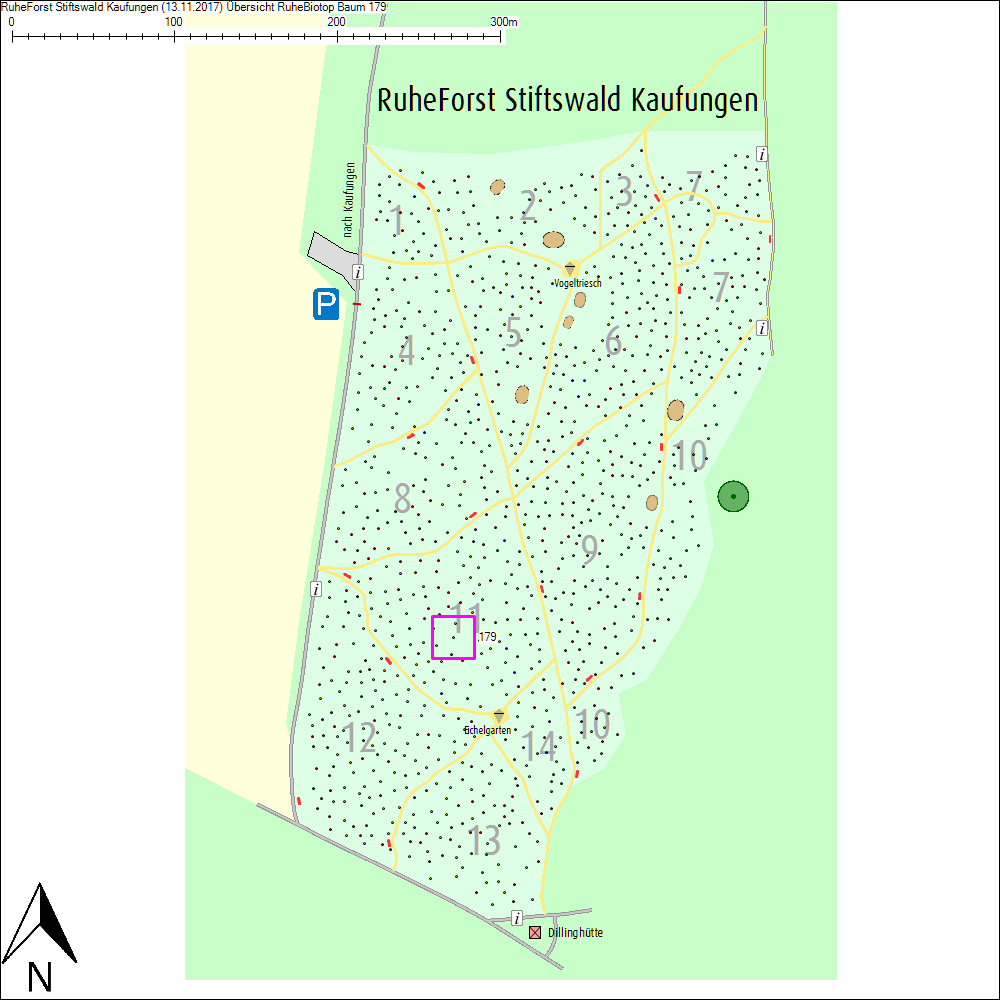 &Uuml;bersichtskarte zu Baum 179