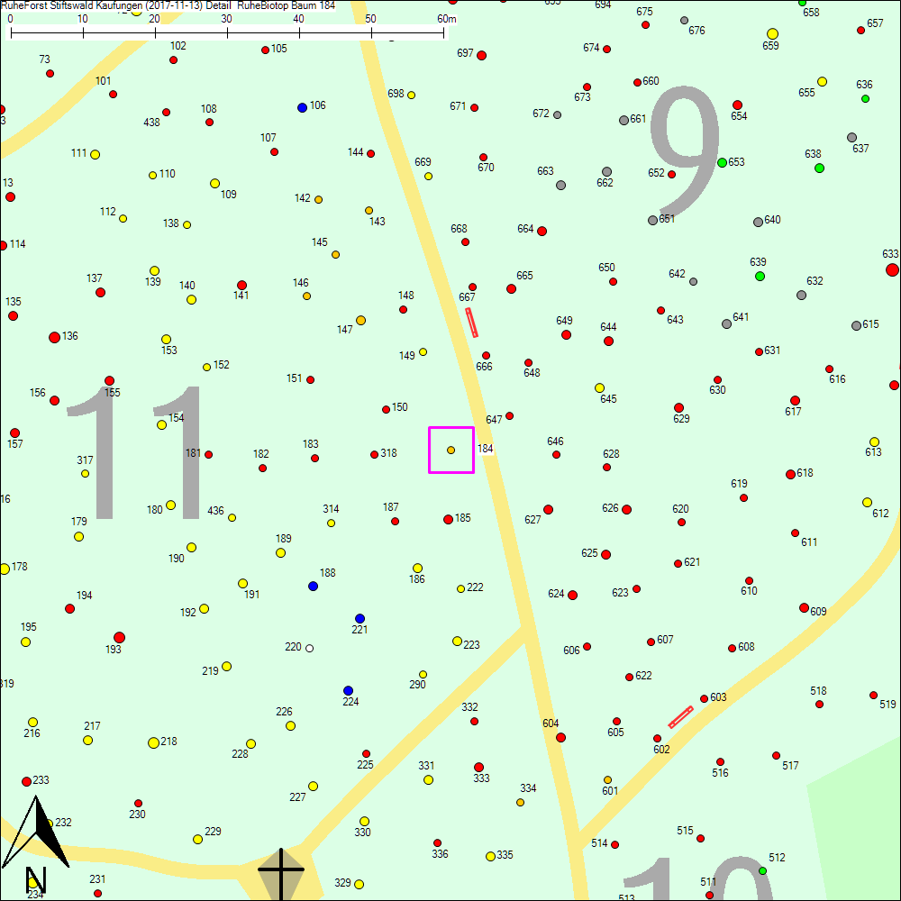 Detailkarte zu Baum 184