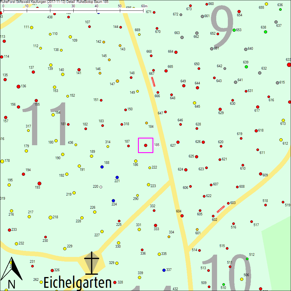 Detailkarte zu Baum 185