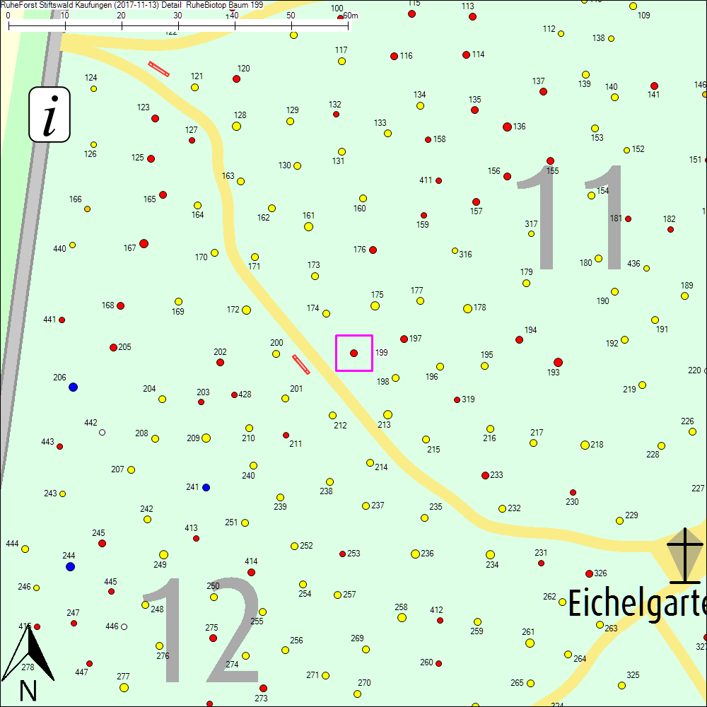 Detailkarte zu Baum 199