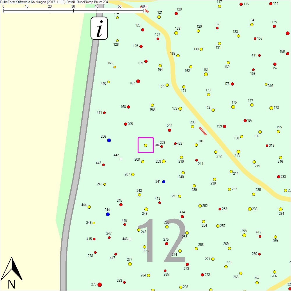 Detailkarte zu Baum 204