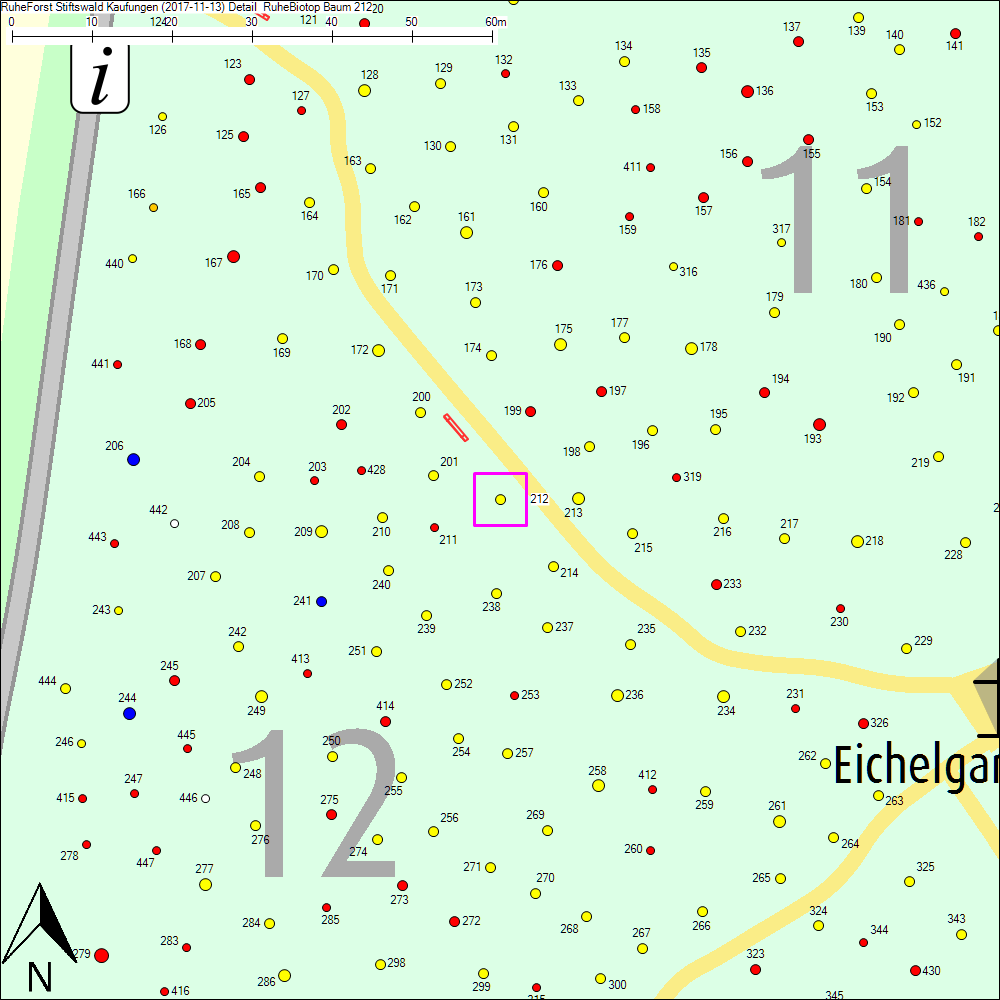 Detailkarte zu Baum 212