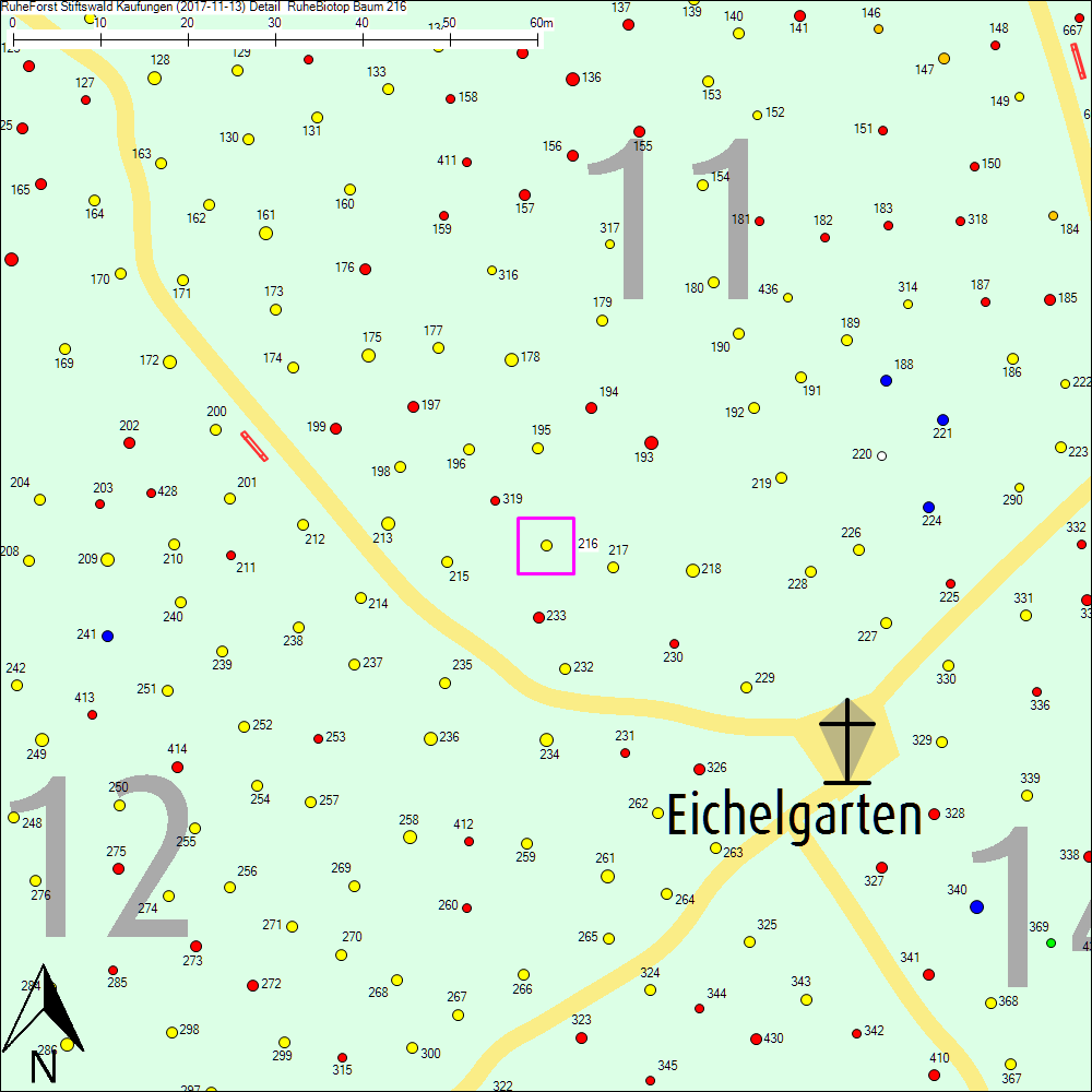 Detailkarte zu Baum 216