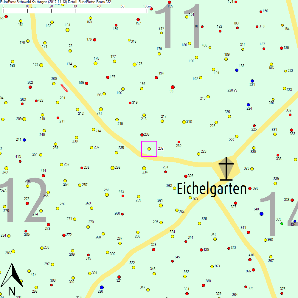 Detailkarte zu Baum 232