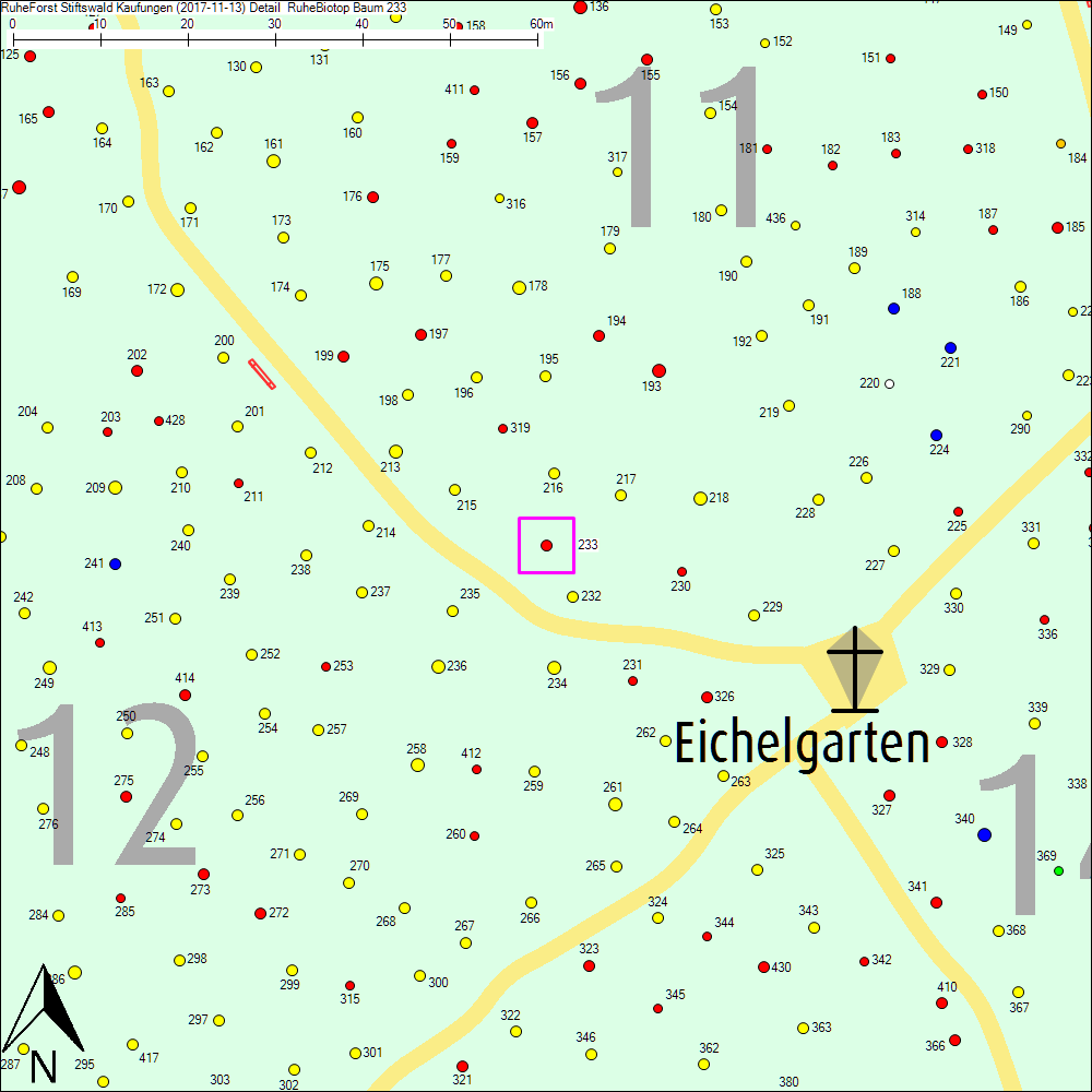 Detailkarte zu Baum 233