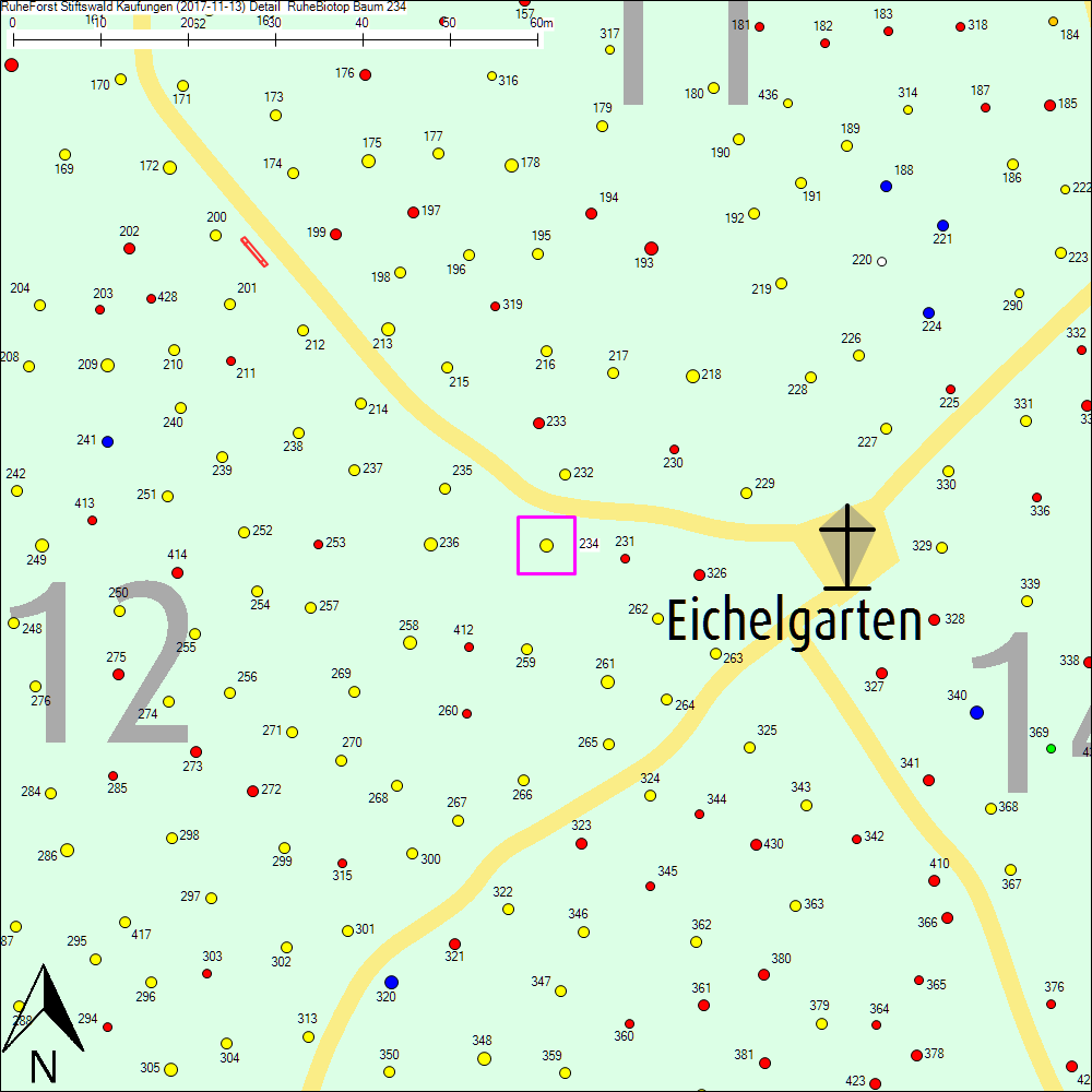 Detailkarte zu Baum 234