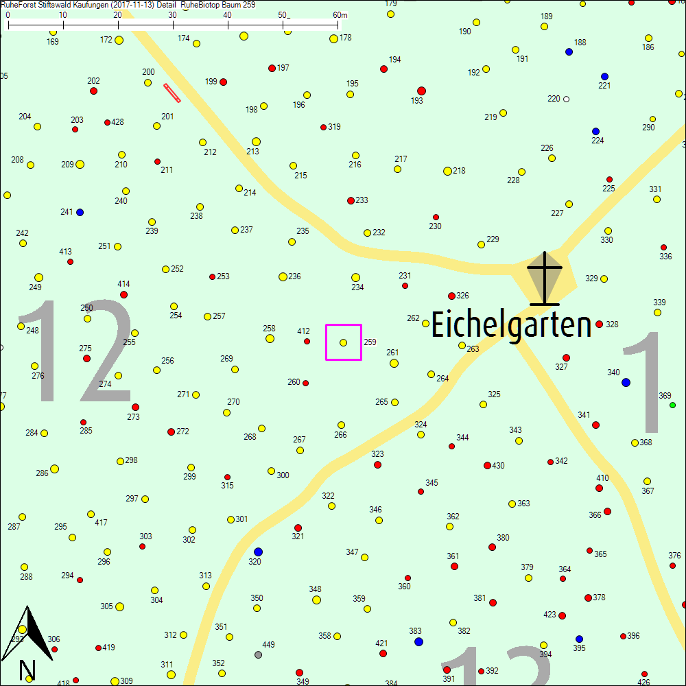 Detailkarte zu Baum 259