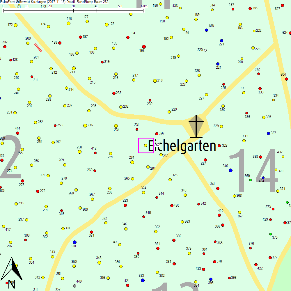Detailkarte zu Baum 262