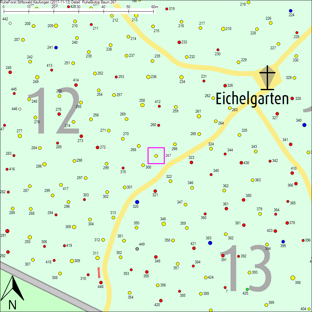 Detailkarte zu Baum 267