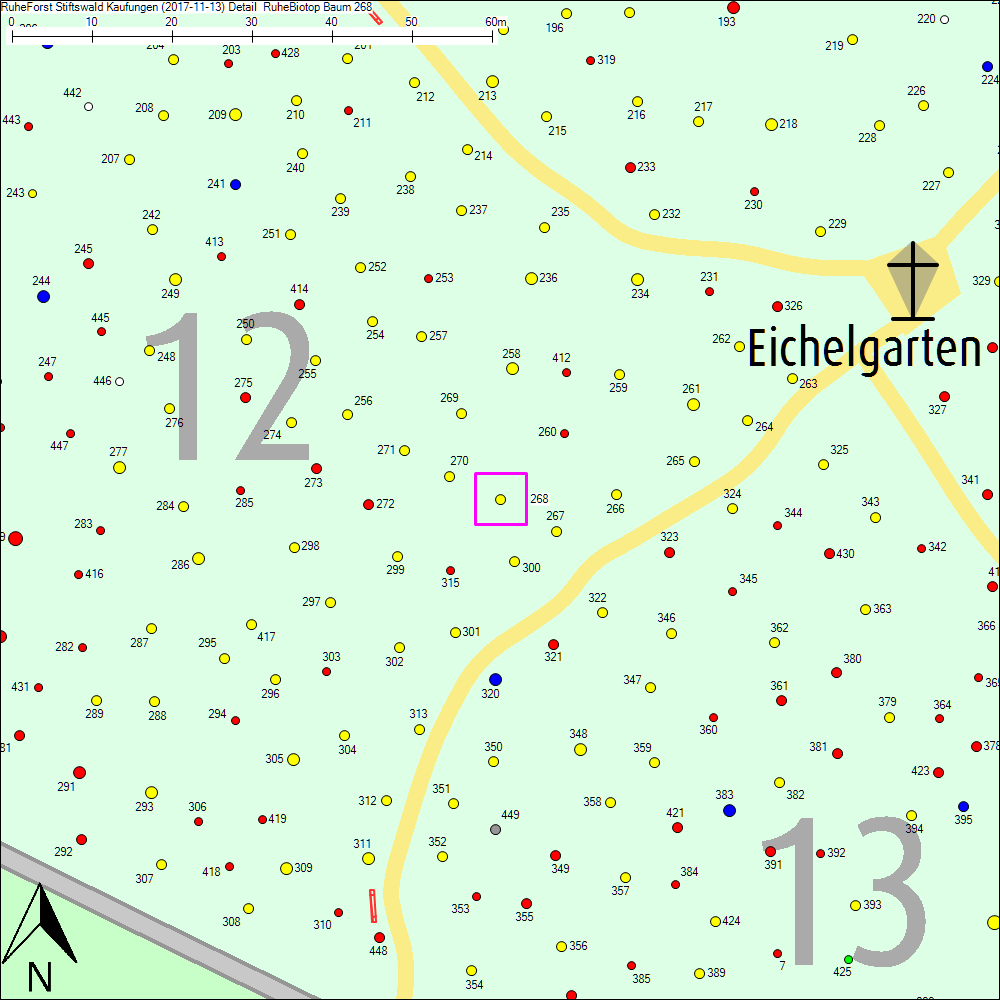 Detailkarte zu Baum 268