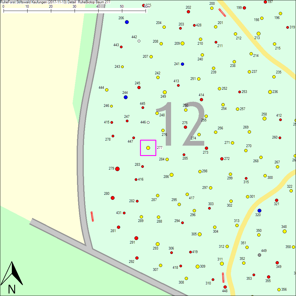 Detailkarte zu Baum 277