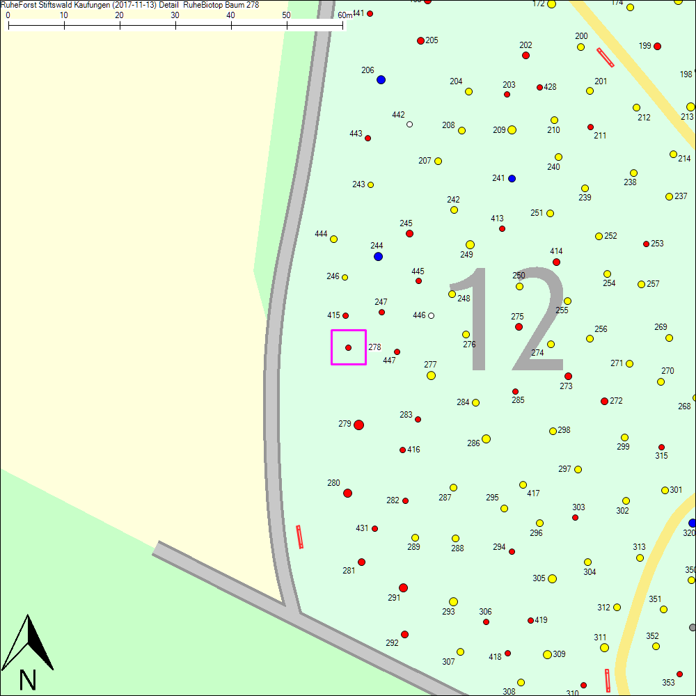 Detailkarte zu Baum 278