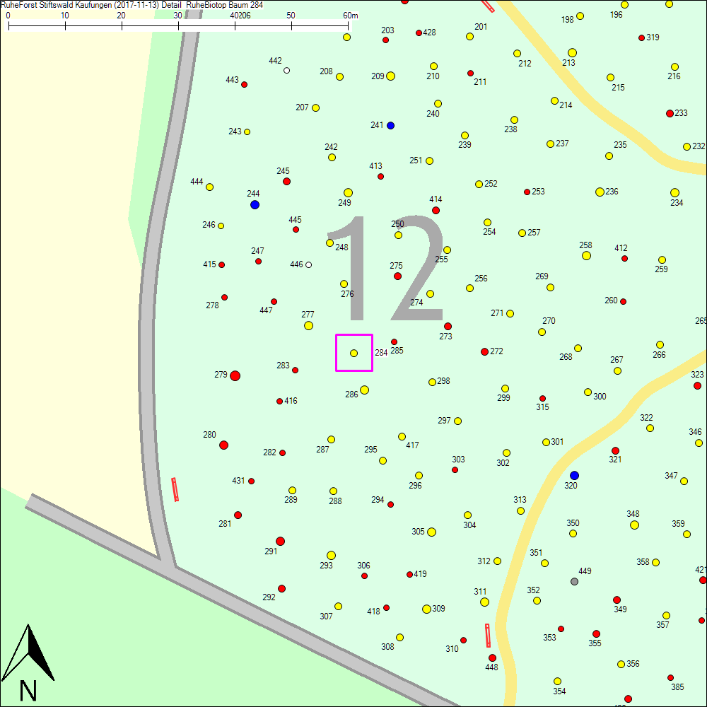 Detailkarte zu Baum 284