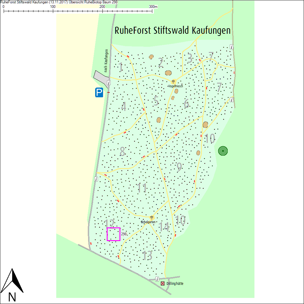&Uuml;bersichtskarte zu Baum 298