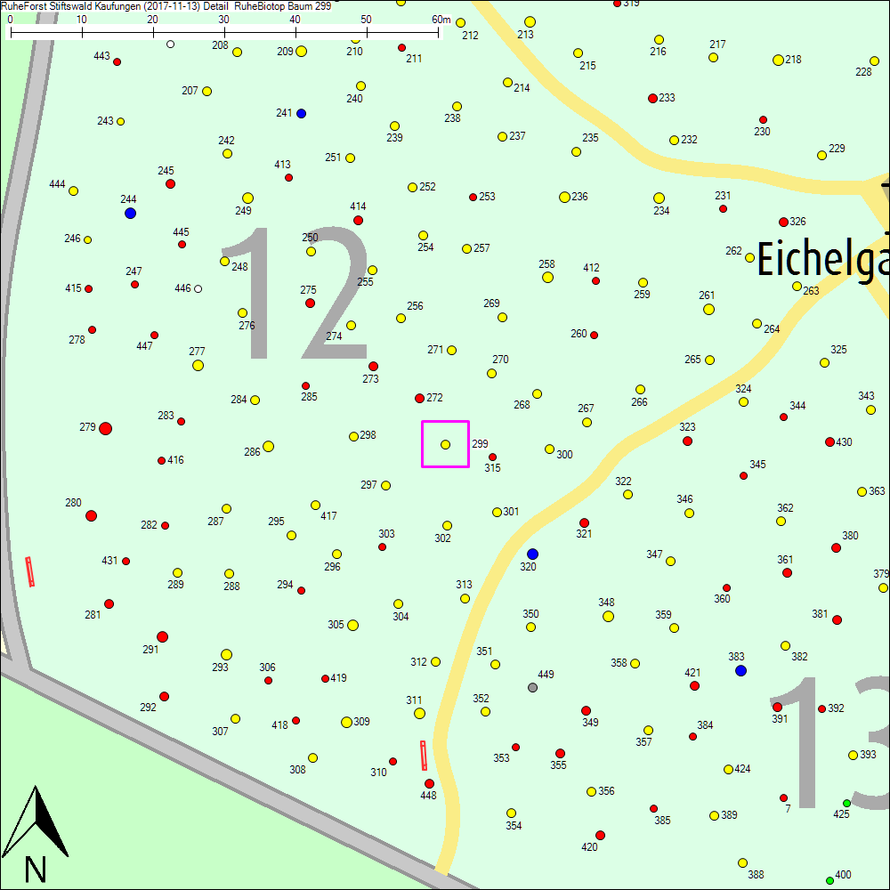 Detailkarte zu Baum 299
