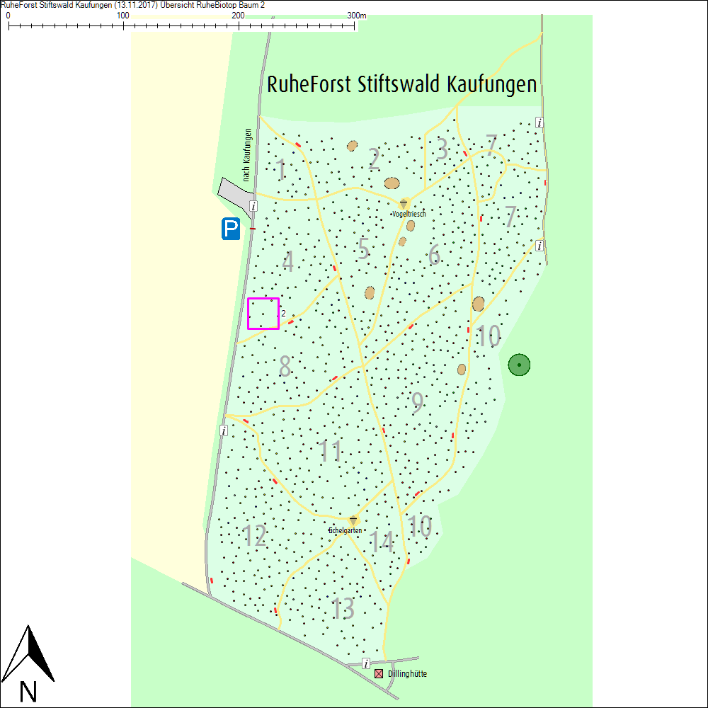&Uuml;bersichtskarte zu Baum 2