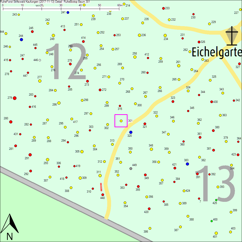 Detailkarte zu Baum 301