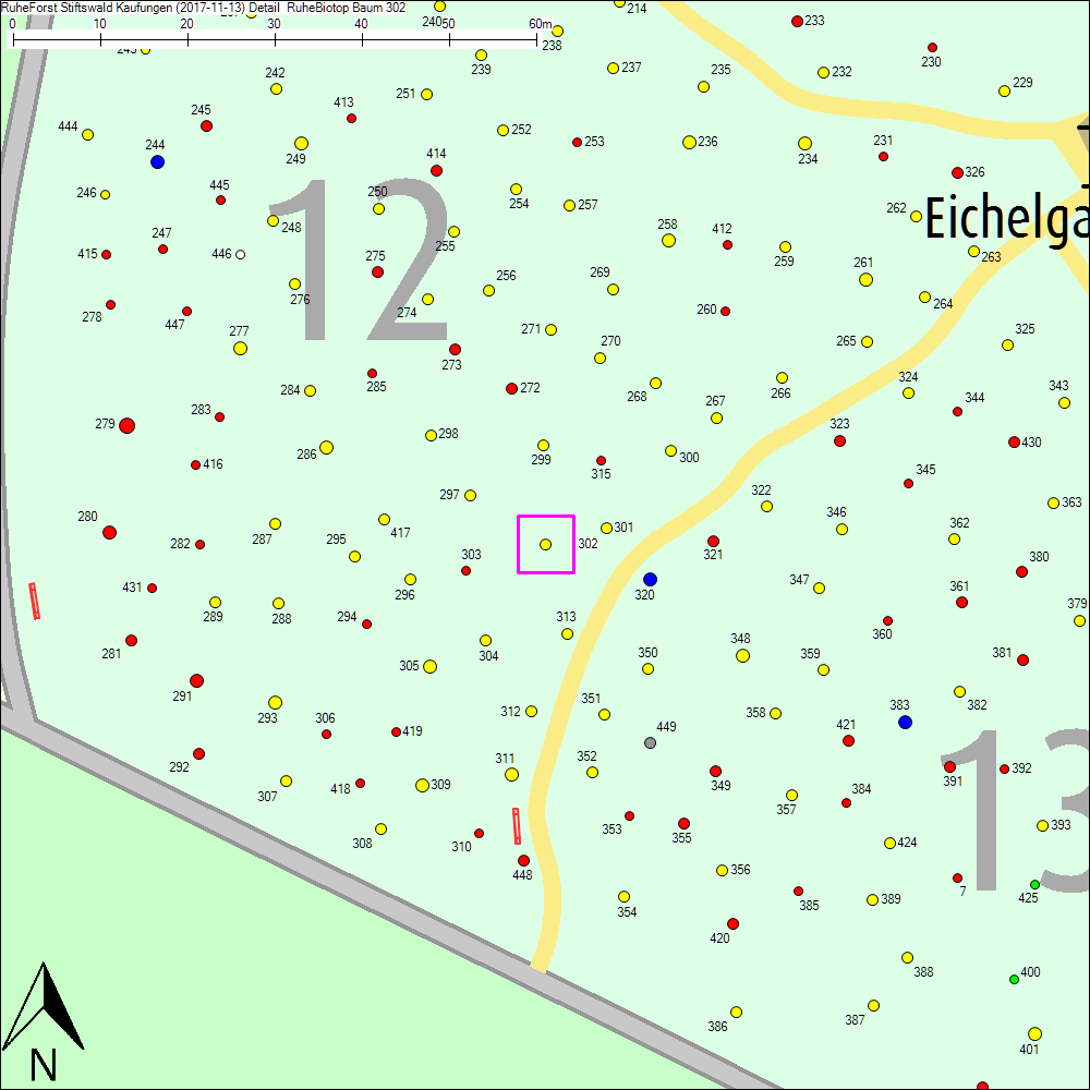Detailkarte zu Baum 302