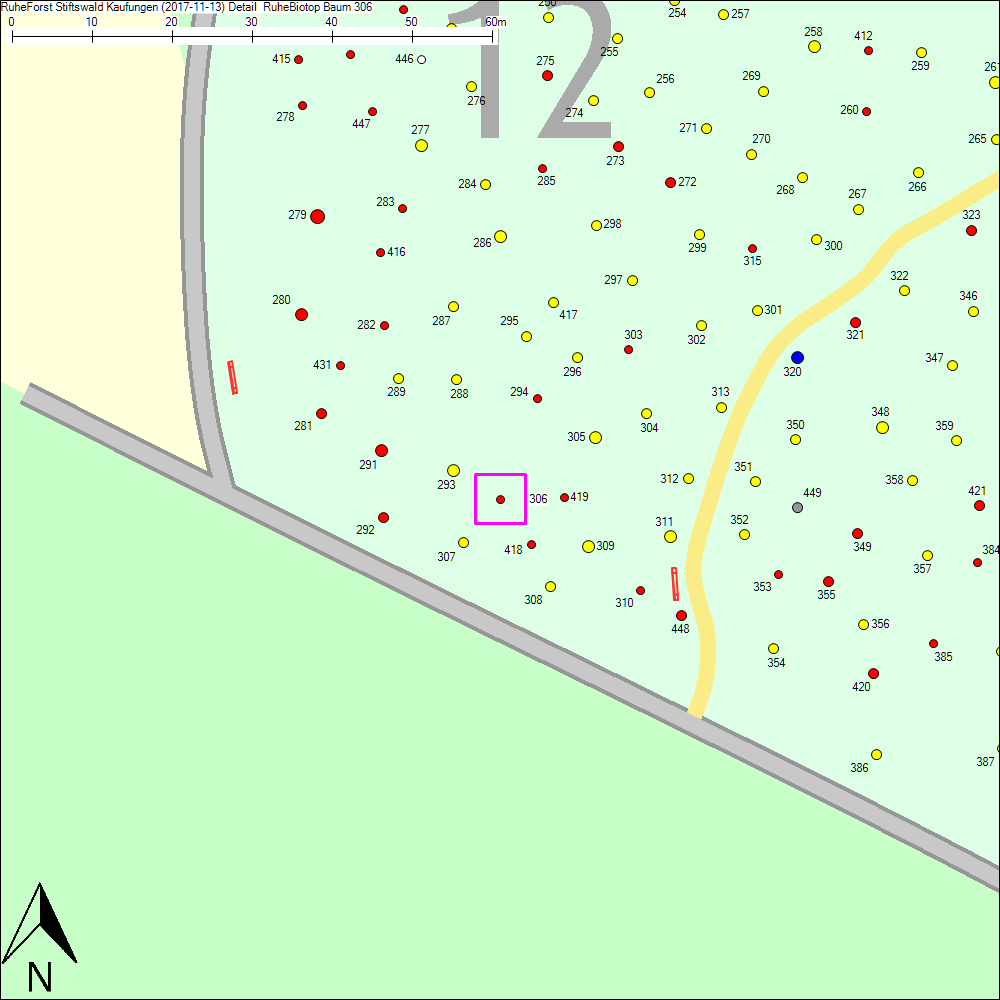 Detailkarte zu Baum 306