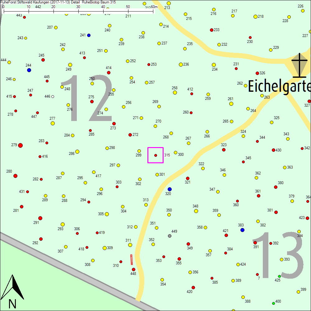 Detailkarte zu Baum 315