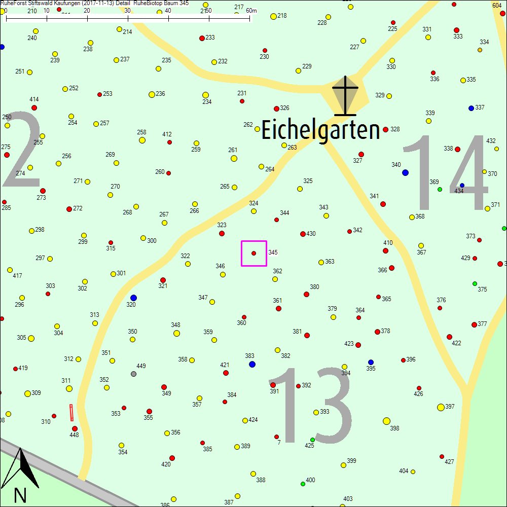 Detailkarte zu Baum 345