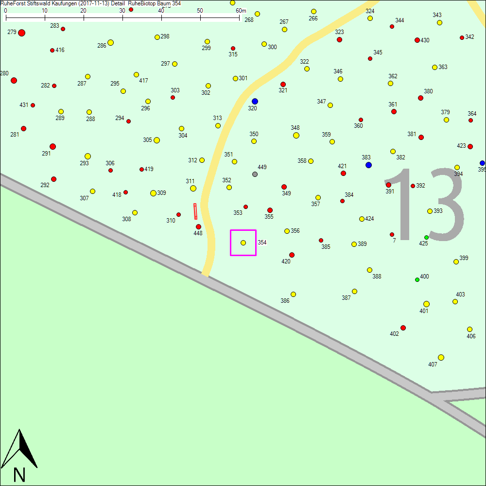 Detailkarte zu Baum 354